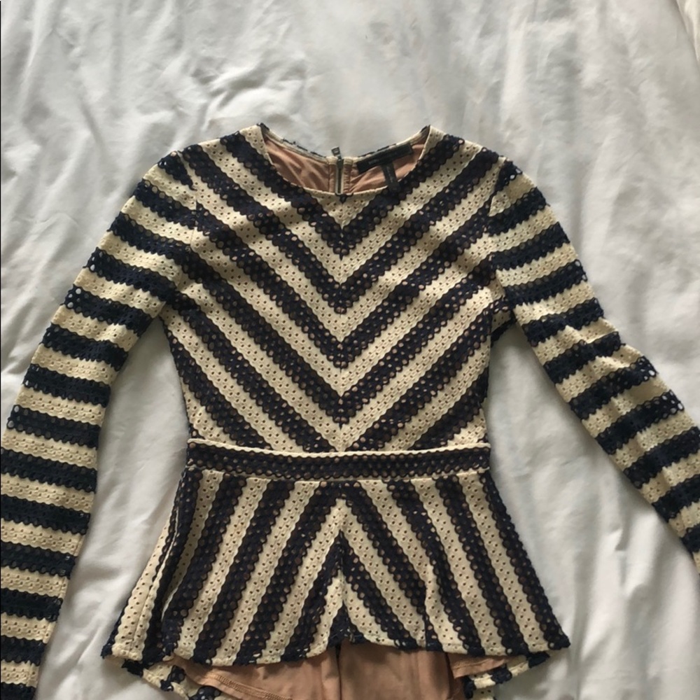 BCBG size XS long sleeve dressy shirt